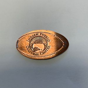 Elongated coin/ Squished Penny -- indian pueblo cultural center Albuquerque, NM